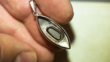 Natural Solid Australian Rare Semi-Black Opal 925 Sterling Silver Pendant SOPA261219 - Black Opal Shop