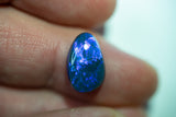 3.70 ct Black Opal Stone natural solid Australian gem BOPBT041021