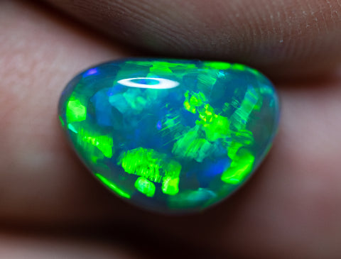 7.10 ct Black Opal Ring Stone natural solid Australian gem BOPA150721