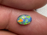 0.77 ct Black Opal Ring Stone natural solid Australian gem BOPA1100121
