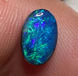 1.10 ct Black Opal Ring Stone natural solid Australian gem BOPB1100121