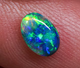 0.85ct Black Opal Ring Stone natural solid Australian gem BOPC291119AA - Black Opal Shop