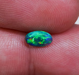 0.85ct Black Opal Ring Stone natural solid Australian gem BOPC291119AA - Black Opal Shop