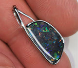 Black Opal 18k solid White Gold Pendant BOPU189281119 - Black Opal Shop