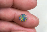 Black Opal Ring Stone Lightning Ridge natural solid 1.33ct Australian gem BOPB140818 - Black Opal Shop