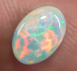 Natural Solid Rare Red-Orange Semi-Black Opal 1.30ct Lightning Ridge Gemstone - Black Opal Shop