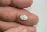 Natural Solid Rare Red-Orange Semi-Black Opal 1.30ct Lightning Ridge Gemstone - Black Opal Shop