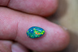 1.08ct Black Opal Ring Stone natural solid Australian gem BOPA160120 - Black Opal Shop