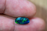 2.57ct Black Opal Ring Stone natural solid Australian gem BOPB160120 - Black Opal Shop