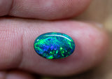 2.57ct Black Opal Ring Stone natural solid Australian gem BOPB160120 - Black Opal Shop
