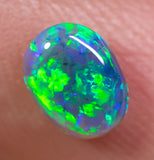 0.82ct Black Opal Ring Stone natural solid Australian gem BOPA291219 - Black Opal Shop